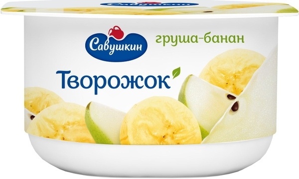 Паста творожная 3.5% груша банан 120г фото 2