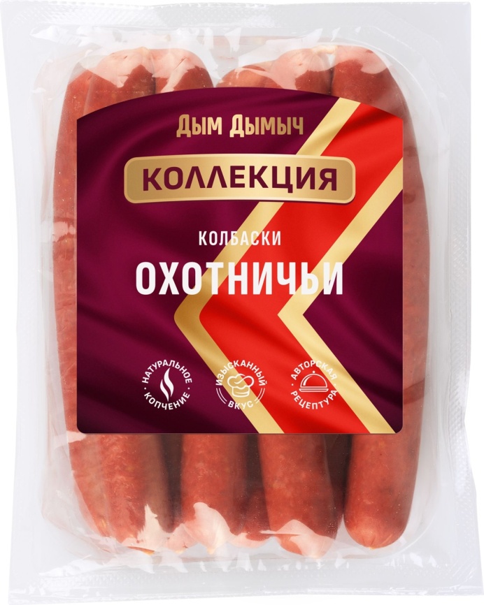 Колбаски Охотничьи п/к 300г Дым Дымыч фото 1