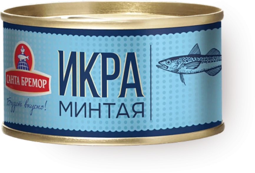 Икра минтая деликатесная люкс ж/б 130г фото 1
