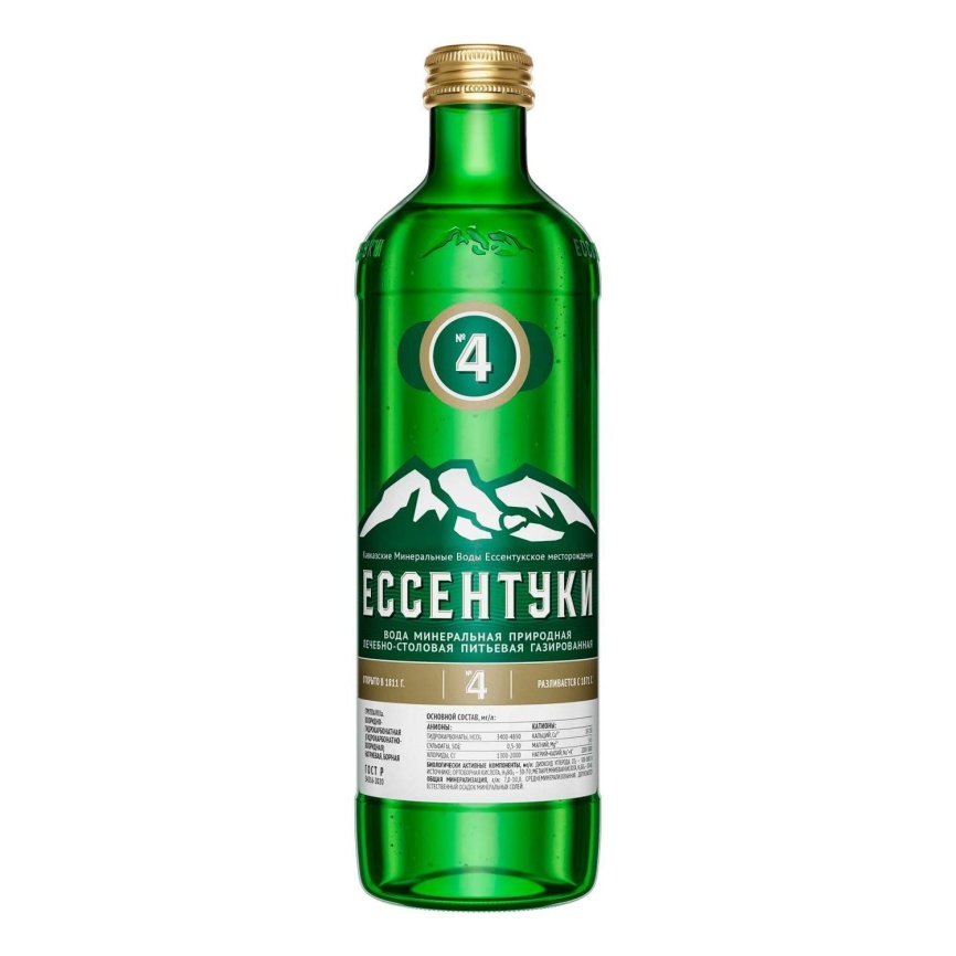 Вода минеральная №4 0.45л фото 1