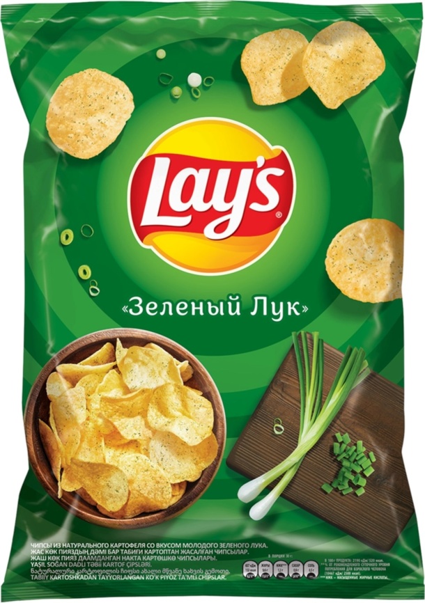 Чипсы Зеленый лук 140г фото 2