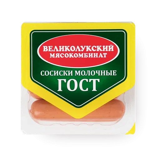 Сосиски Молочные ГОСТ 330 гр фото 2