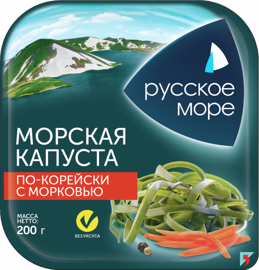 Морская капуста с морковкой по-кор 200г фото 1