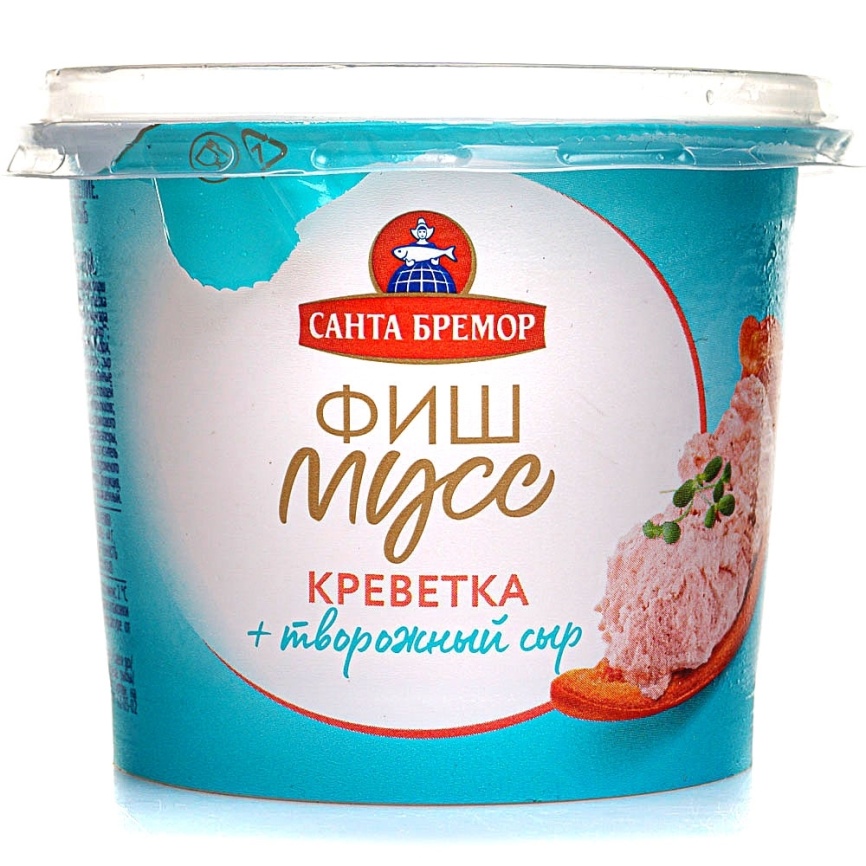 Паста Фиш Мусс Креветка + творожный сыр 140г фото 1