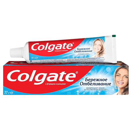 Зубная паста Бережное отбеливание 100мл  Colgate фото 1